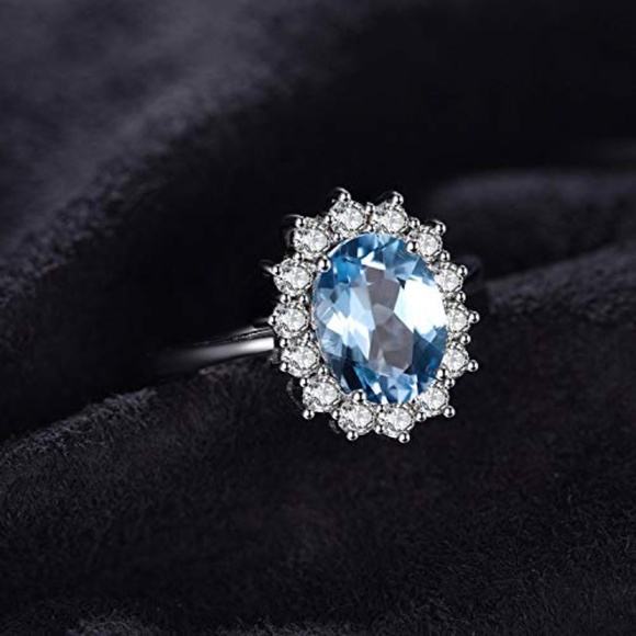 Jewelry - 🩵 2.3ct Sky Blue Topaz Ring - 925 Sterling Silver 💍